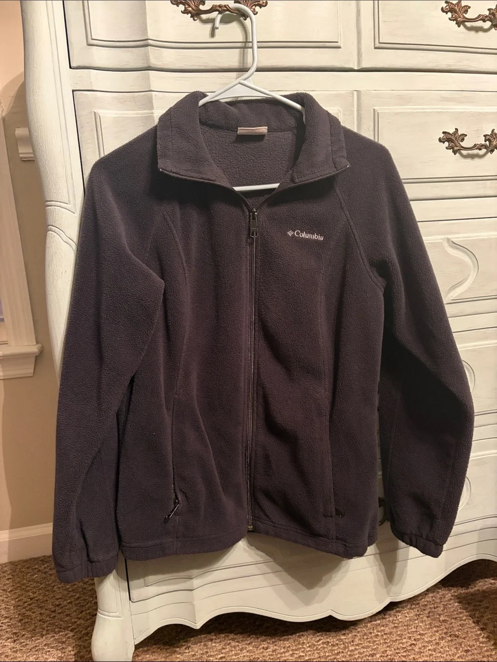 Columbia Full-Zip Fleece Black Jacket